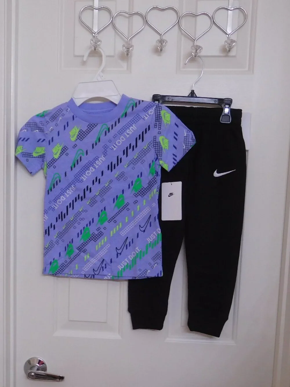 NWT Huge 17pc Nike L/S S/S Shirts Pants Joggers Sweatshirts Bundle sz 4 4t - Picture 5 of 12